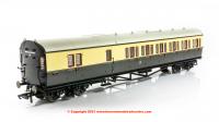 R4877 Hornby GWR Collett 57ft Bow Ended D98 Six Compartment Brake Third Coach Right Hand number 4972 in GWR Chocolate and Cream livery